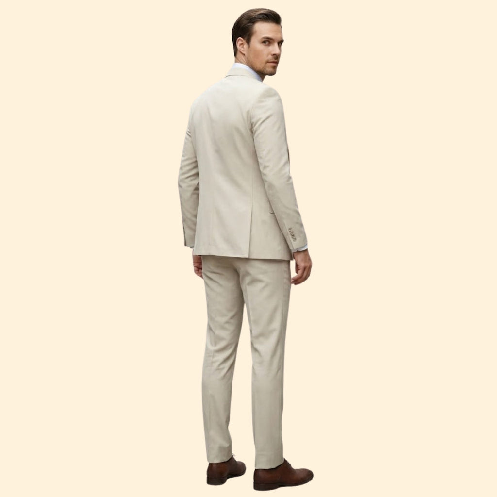 Men's Three-Piece Suit Elegance – Office, Formal Events