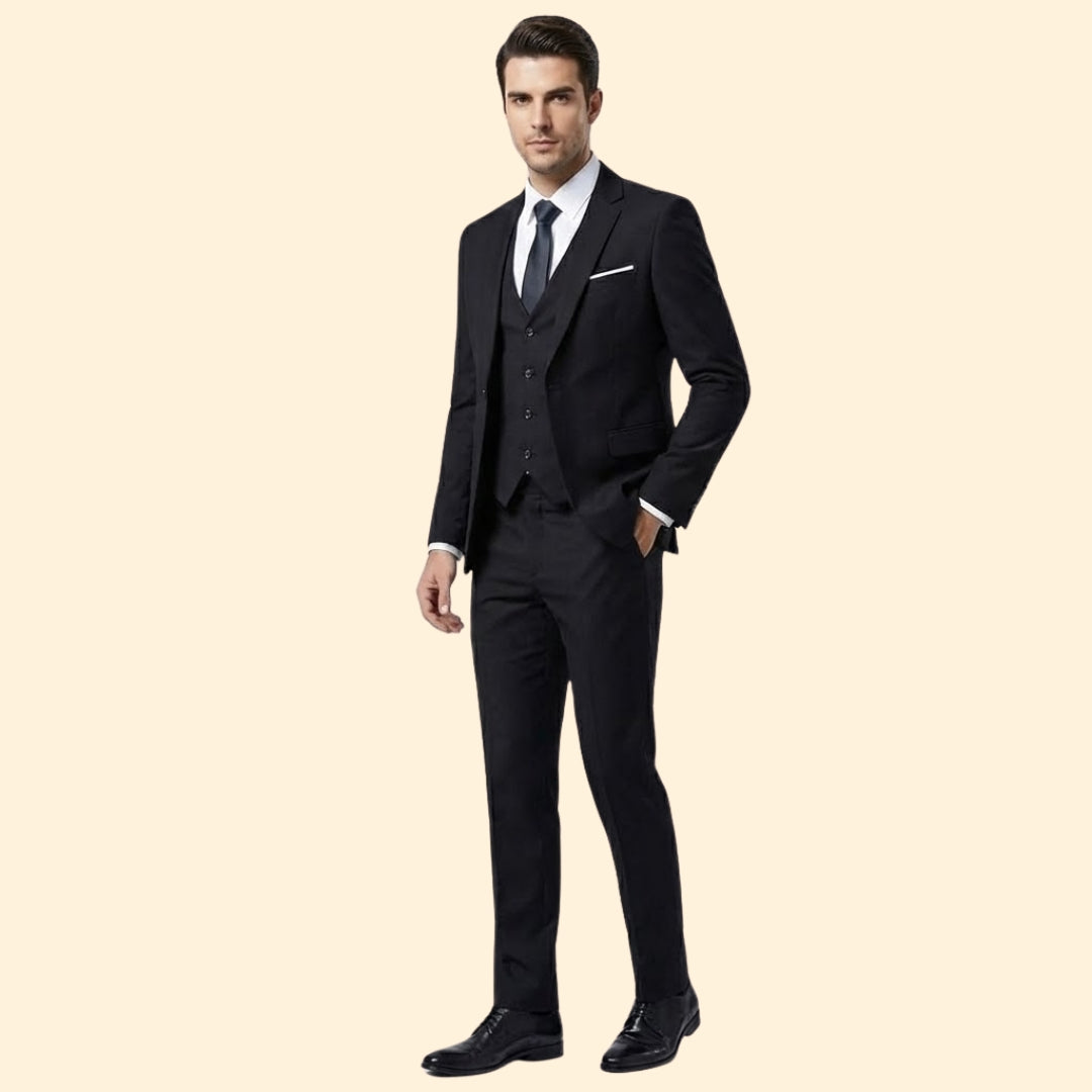 Men's Three-Piece Suit Set – Office, Formal Events
