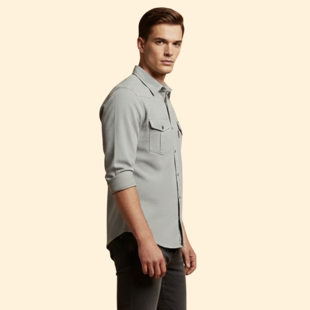 Men's Utility Button Shirt – Casual Wear, Everyday Style