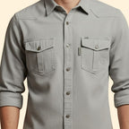 Men's Utility Button Shirt – Casual Wear, Everyday Style