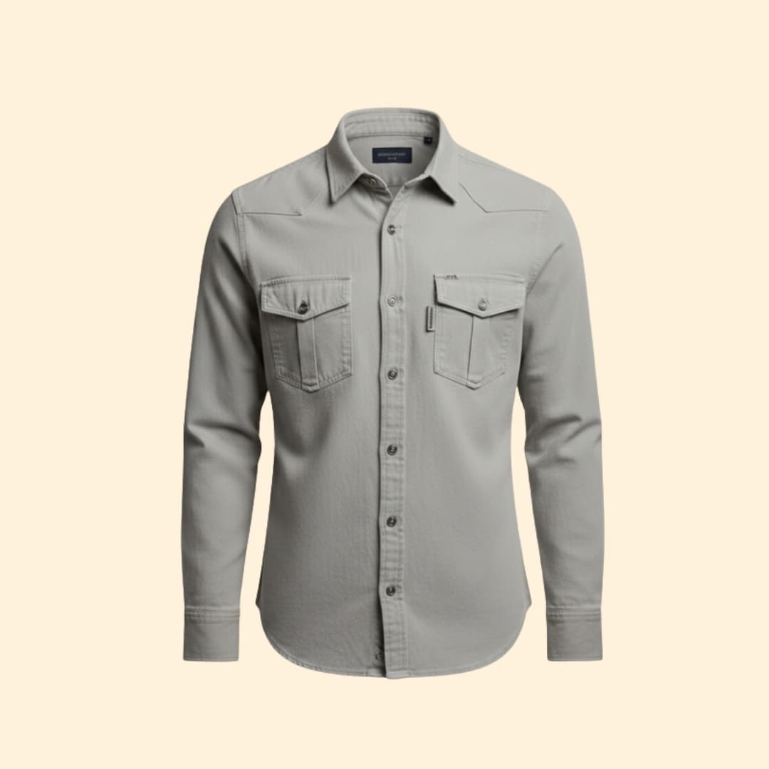 Men's Utility Button Shirt – Casual Wear, Everyday Style