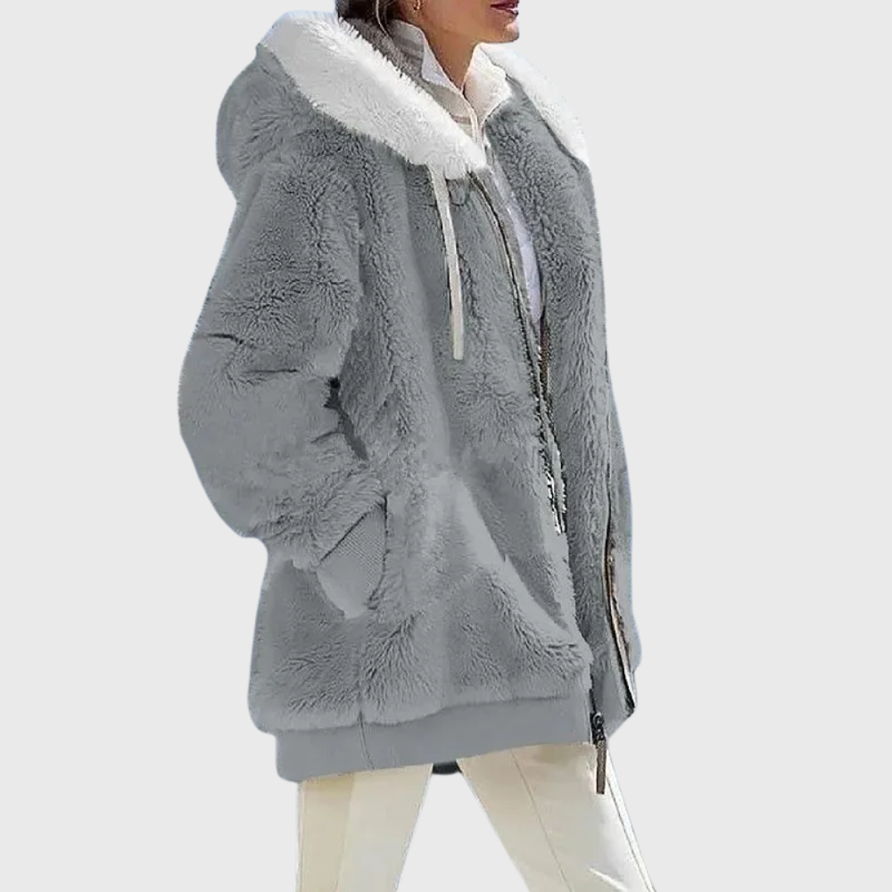 Giacca imbottita calda ed elegante multicolore – Abbigliamento casual, attività all'aperto