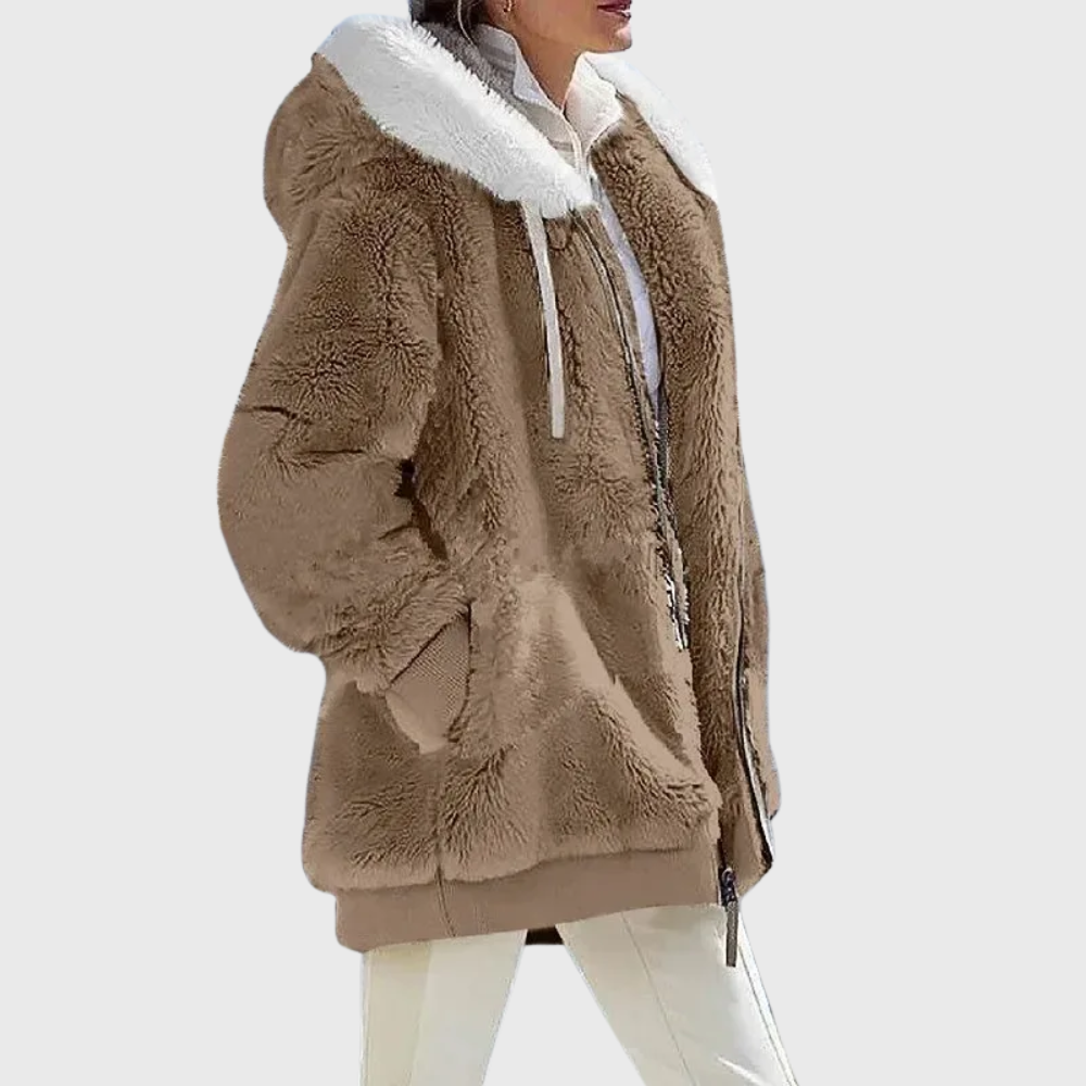 Giacca imbottita calda ed elegante multicolore – Abbigliamento casual, attività all'aperto