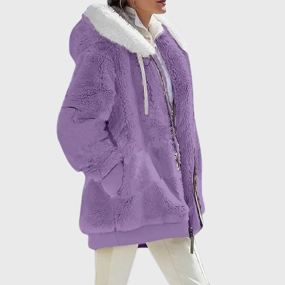 Giacca imbottita calda ed elegante multicolore – Abbigliamento casual, attività all'aperto
