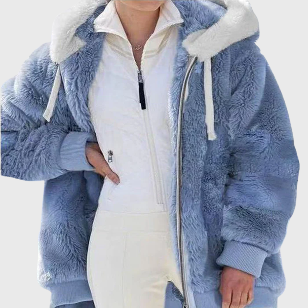 Giacca imbottita calda ed elegante multicolore – Abbigliamento casual, attività all'aperto