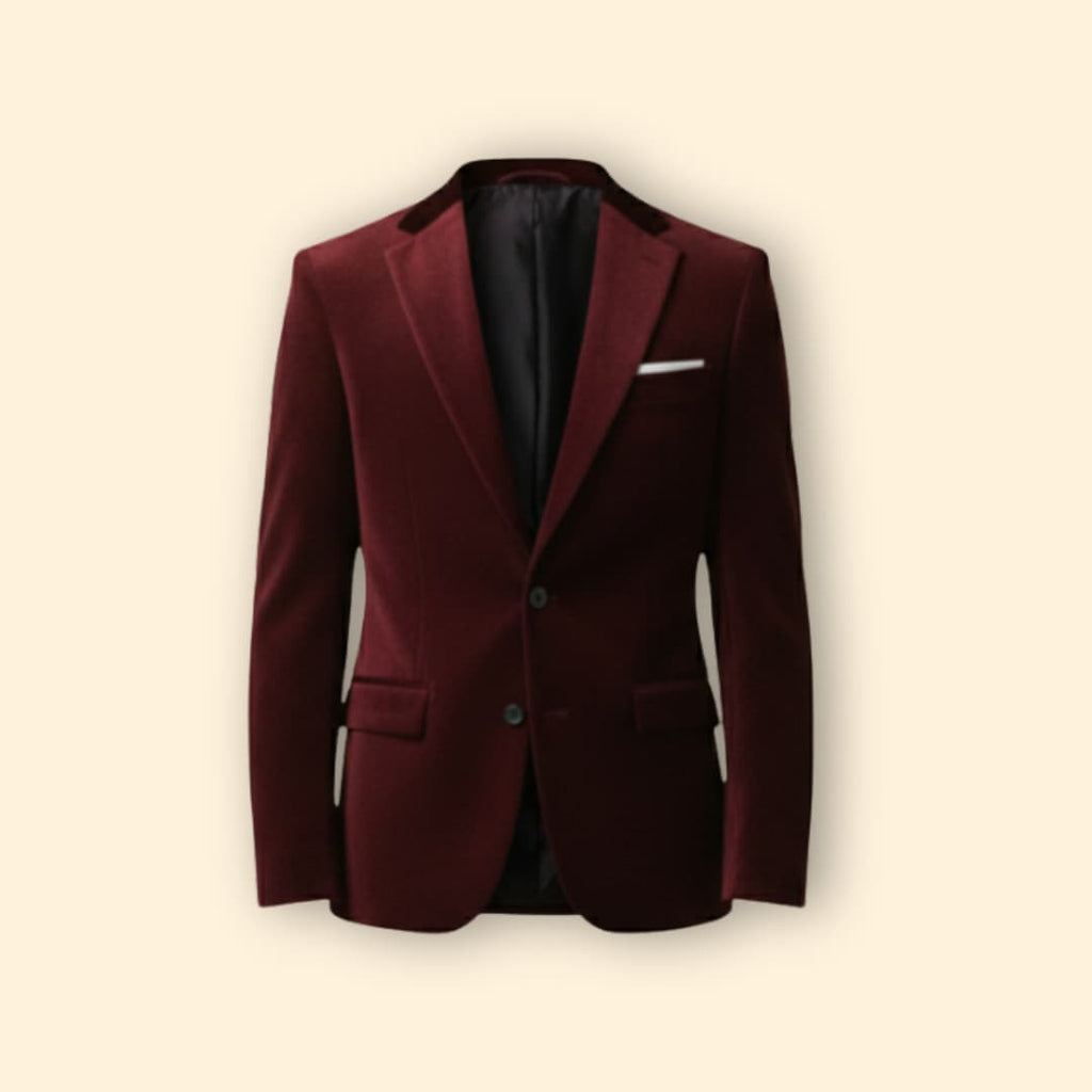 Abend Velvet Blazer – Elegant, Casual