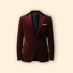 Abend Velvet Blazer – Elegant, Casual
