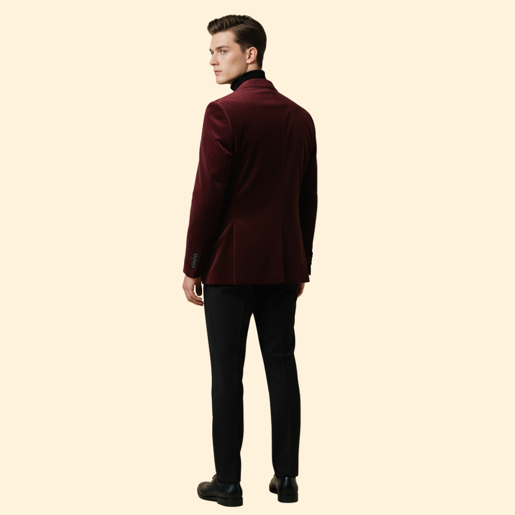Abend Velvet Blazer – Elegant, Casual