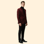 Abend Velvet Blazer – Elegant, Casual