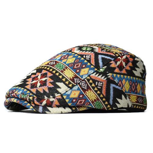 Colorful Vintage Aztec Cap | Cotton Blend | Casual Headwear for Everyday Use