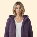 Hooded Teddy Jacket – Casual Wear, Cozy Layering