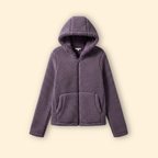 Hooded Teddy Jacket – Casual Wear, Cozy Layering