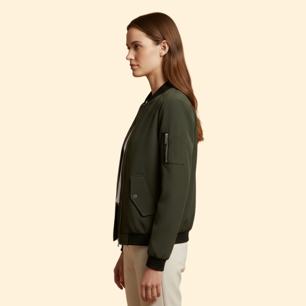 Women’s Bomber Jacket – Casual Wear, Everyday Style