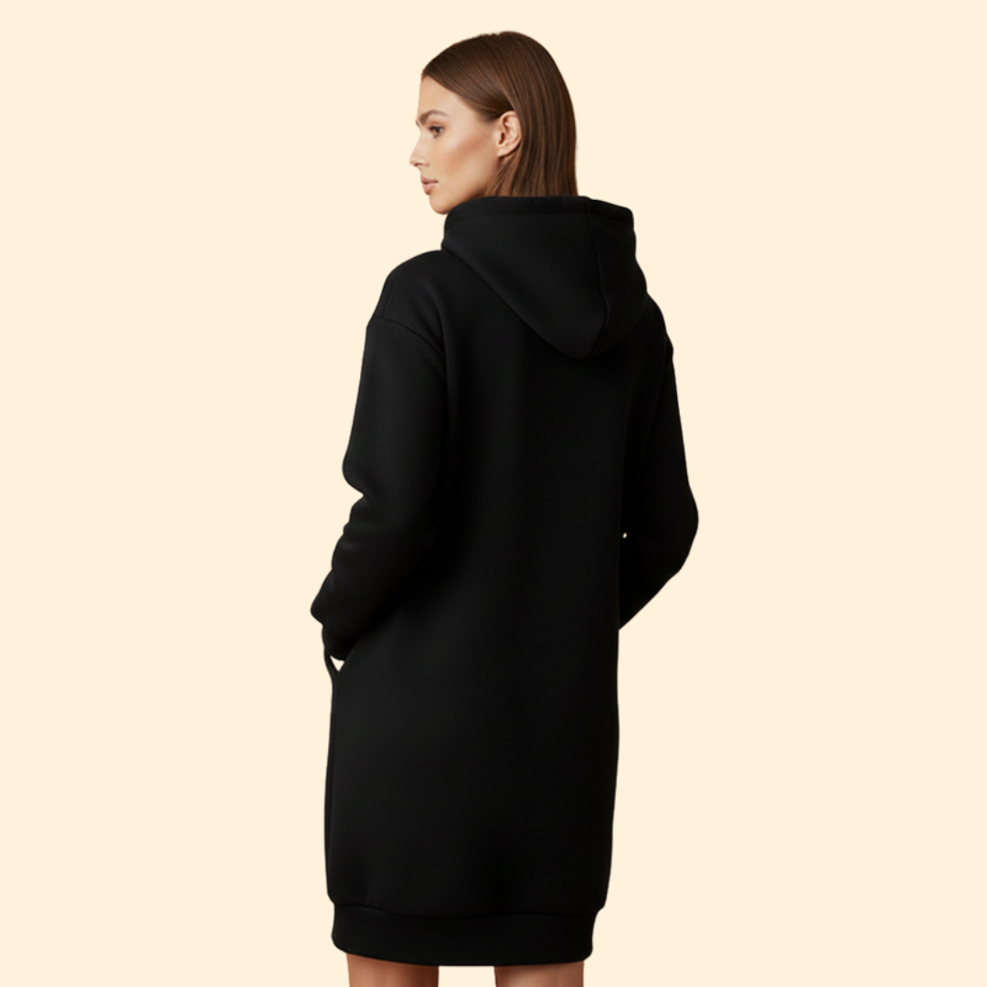 Cozy Hooded Dress for Women – Casual Wear, Everyday Comfort