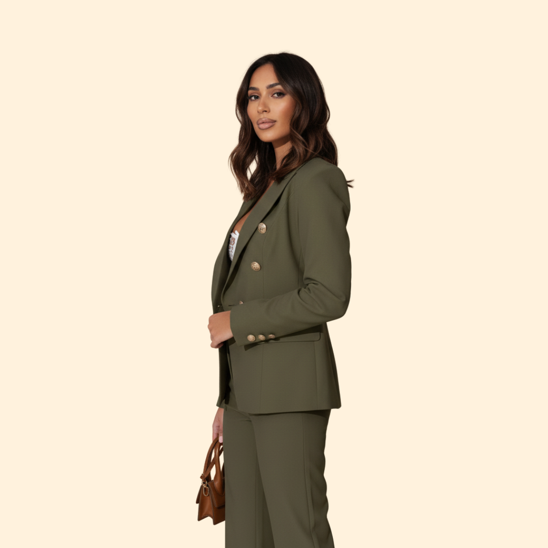 Women’s Suit with Tailored Blazer – Office, Casual Wear