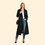 Women's Trench Style Jacket – Casual, Office