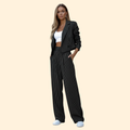 Women’s Two Piece Pinstripe Suit – Office, Casual Wear