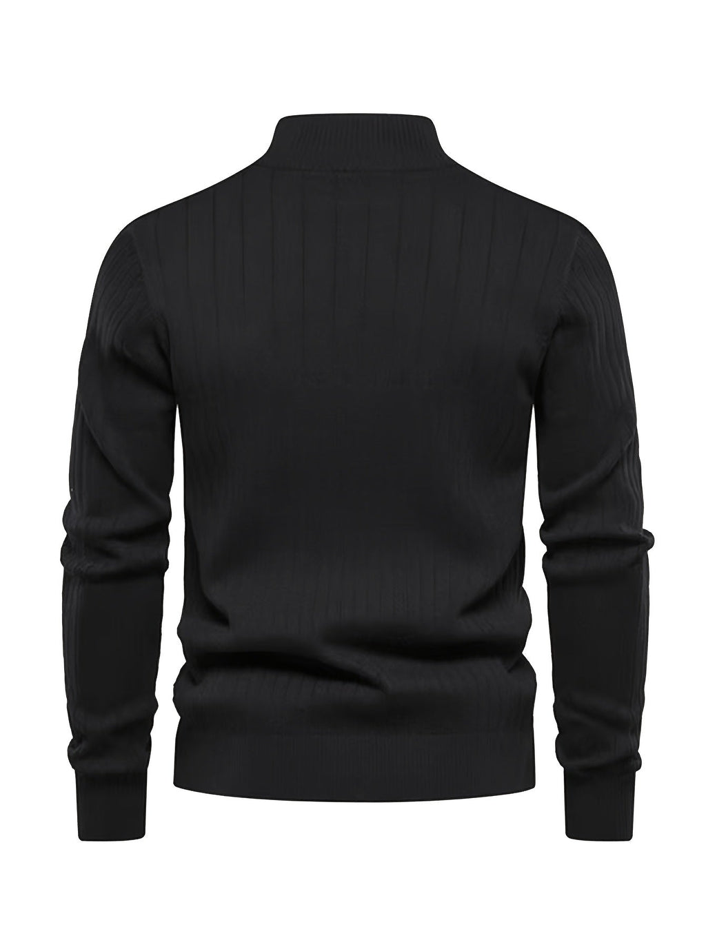 Maglione a collo alto con mezza zip – Abbigliamento casual, stile da ufficio