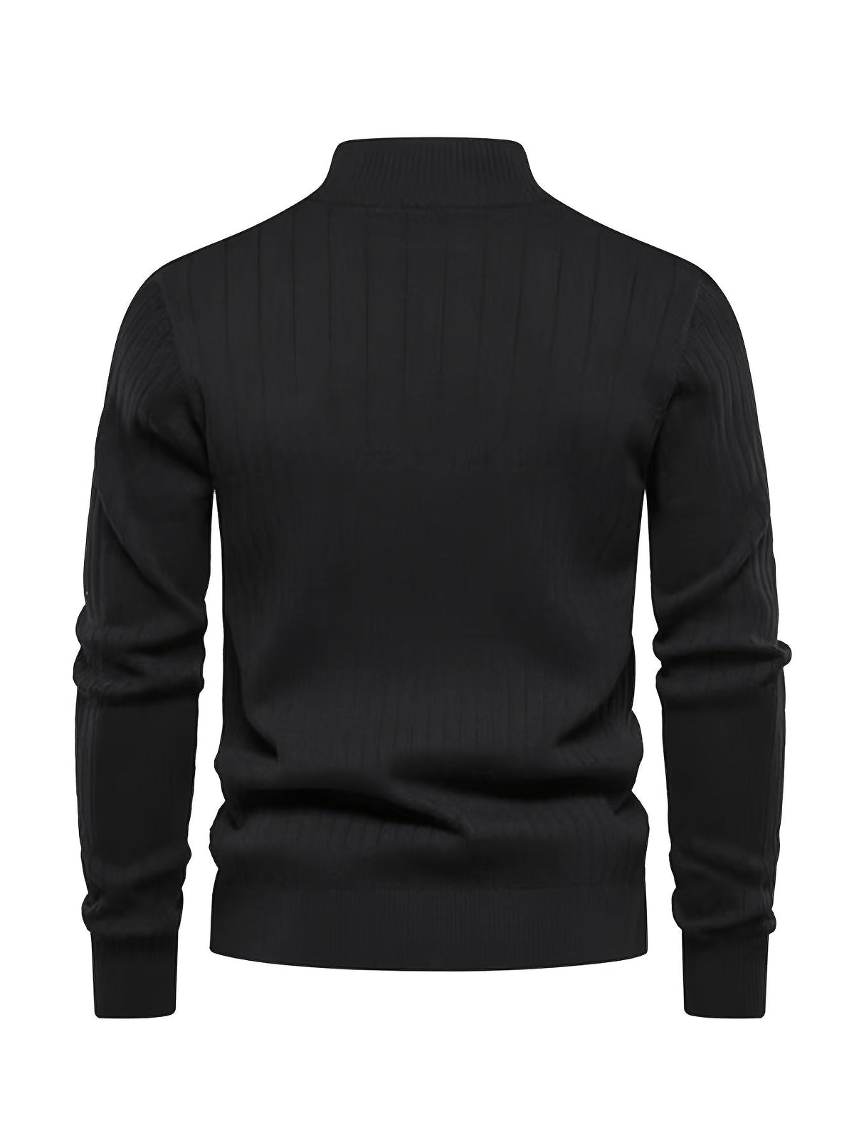 Maglione a collo alto con mezza zip – Abbigliamento casual, stile da ufficio