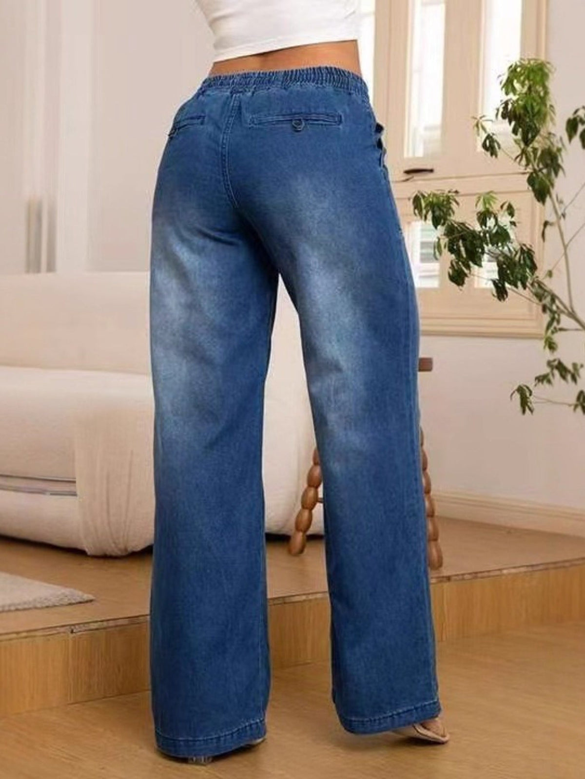 Relaxed Wide-Leg Jeans – Casual Wear, Everyday Comfort