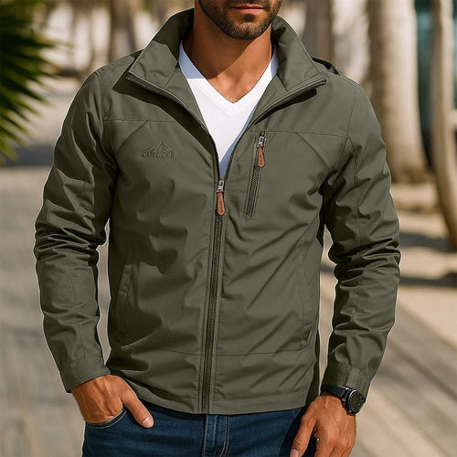 All-Weather Outdoor Jacket for Men | Waterproof, Windproof, Lightweight Design - Satinni