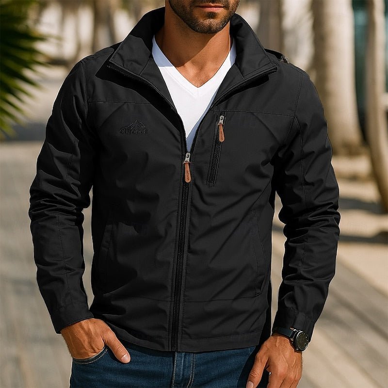 All-Weather Outdoor Jacket for Men | Waterproof, Windproof, Lightweight Design - Satinni