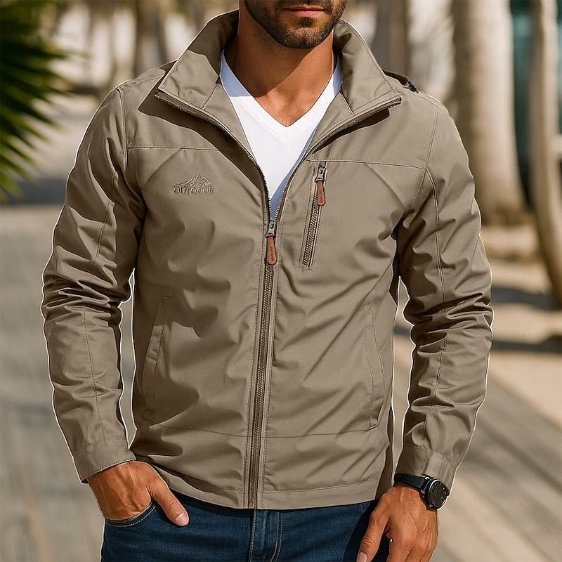All-Weather Outdoor Jacket for Men | Waterproof, Windproof, Lightweight Design - Satinni