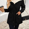 Giacca con cappuccio e coulisse – Abbigliamento casual, attività all'aperto