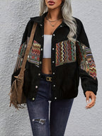 Giacca Patchwork Statement – Abbigliamento casual, all'avanguardia della moda
