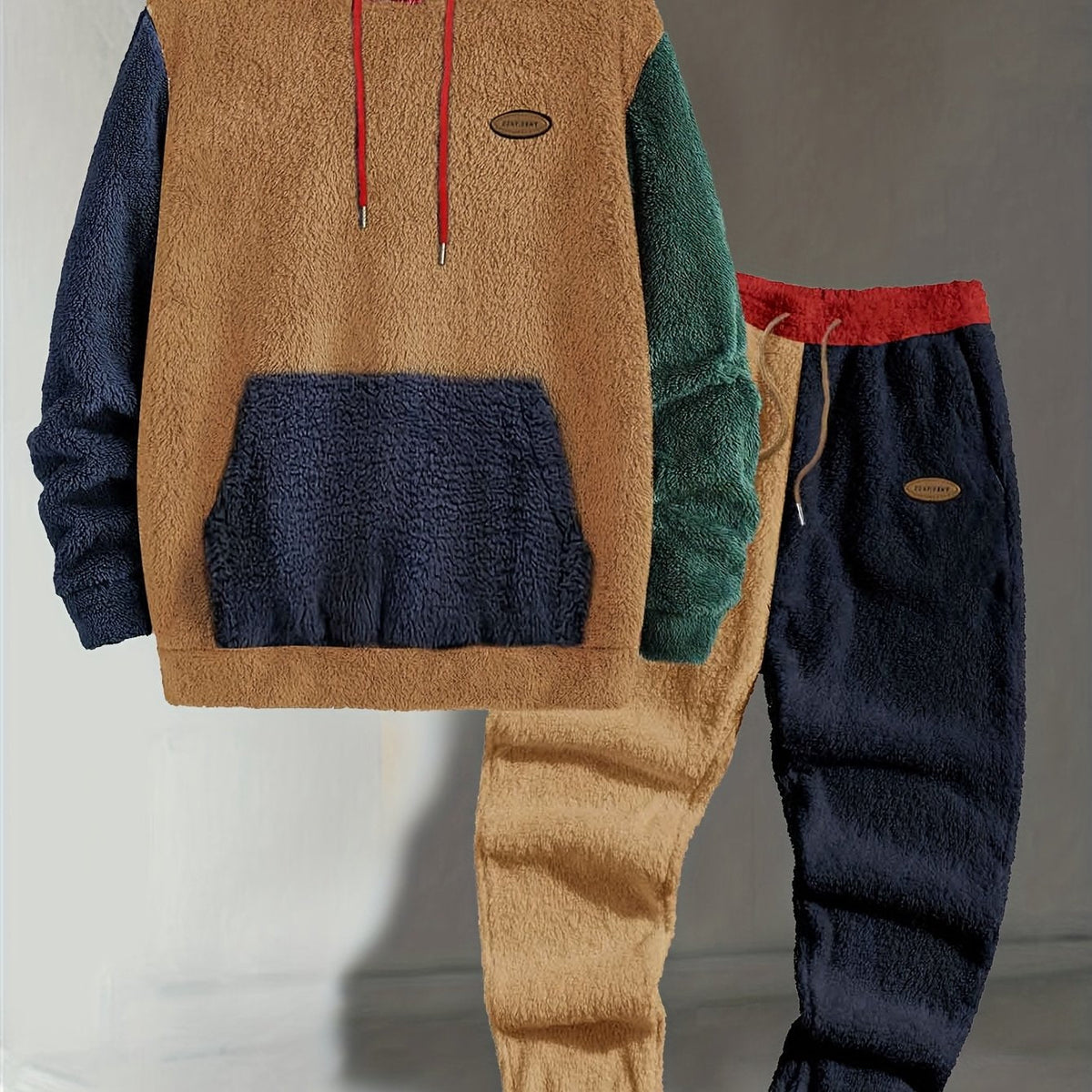 Set due pezzi color-block accogliente – Abbigliamento casual, stile confortevole