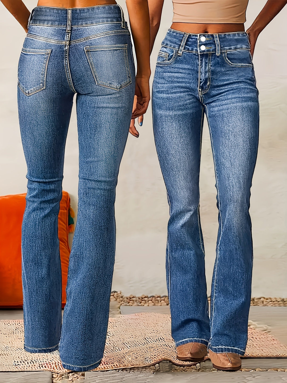 Classic Flared Jeans – Casual Wear, Everyday Style