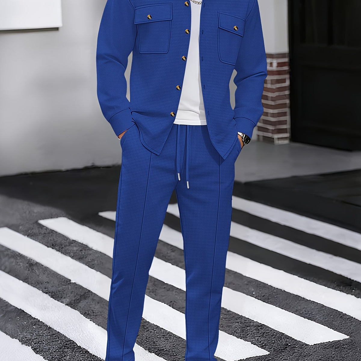 Completo casual a due pezzi – Abbigliamento quotidiano, stile rilassato