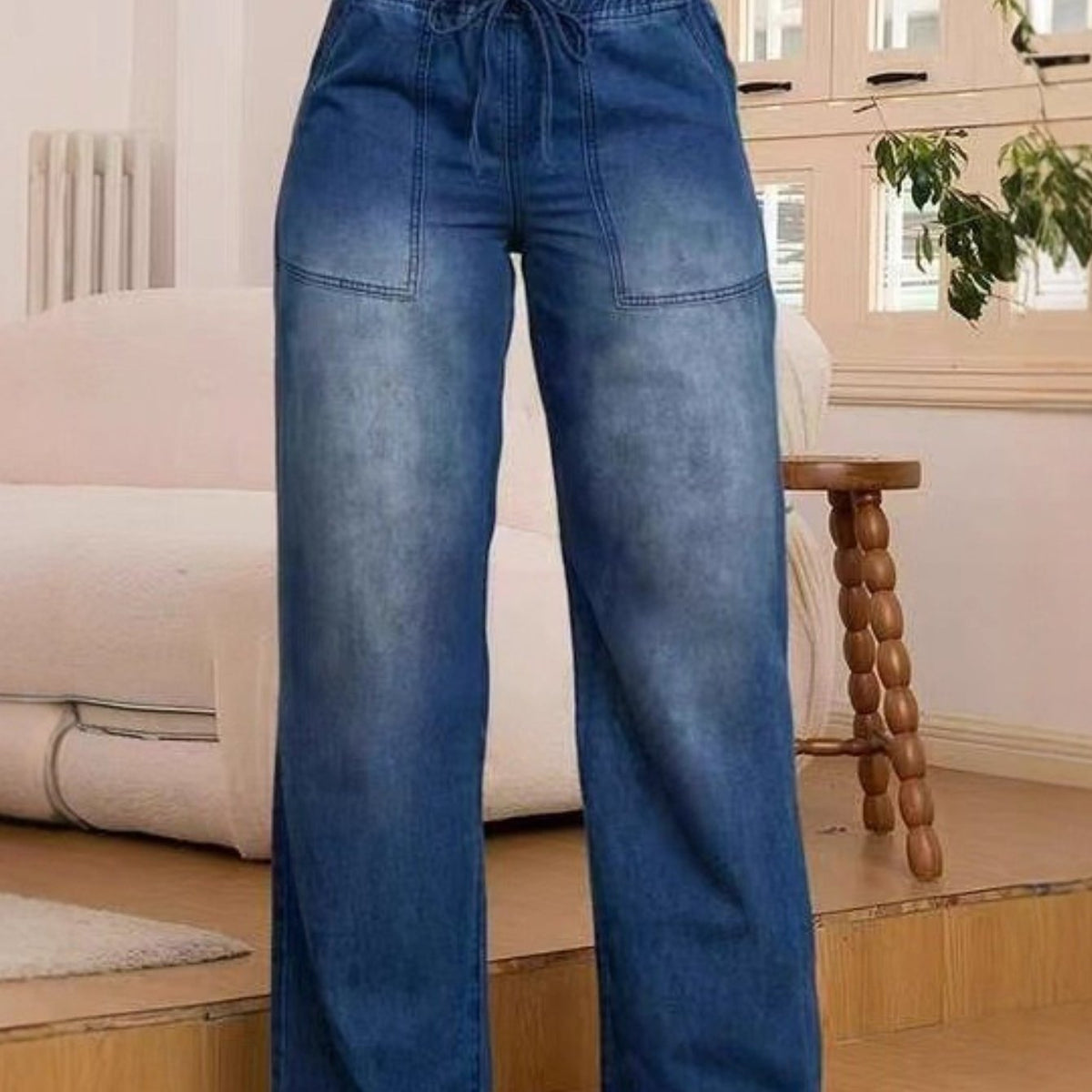 Relaxed Wide-Leg Jeans – Casual Wear, Everyday Comfort
