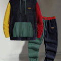 Set due pezzi color-block accogliente – Abbigliamento casual, stile confortevole