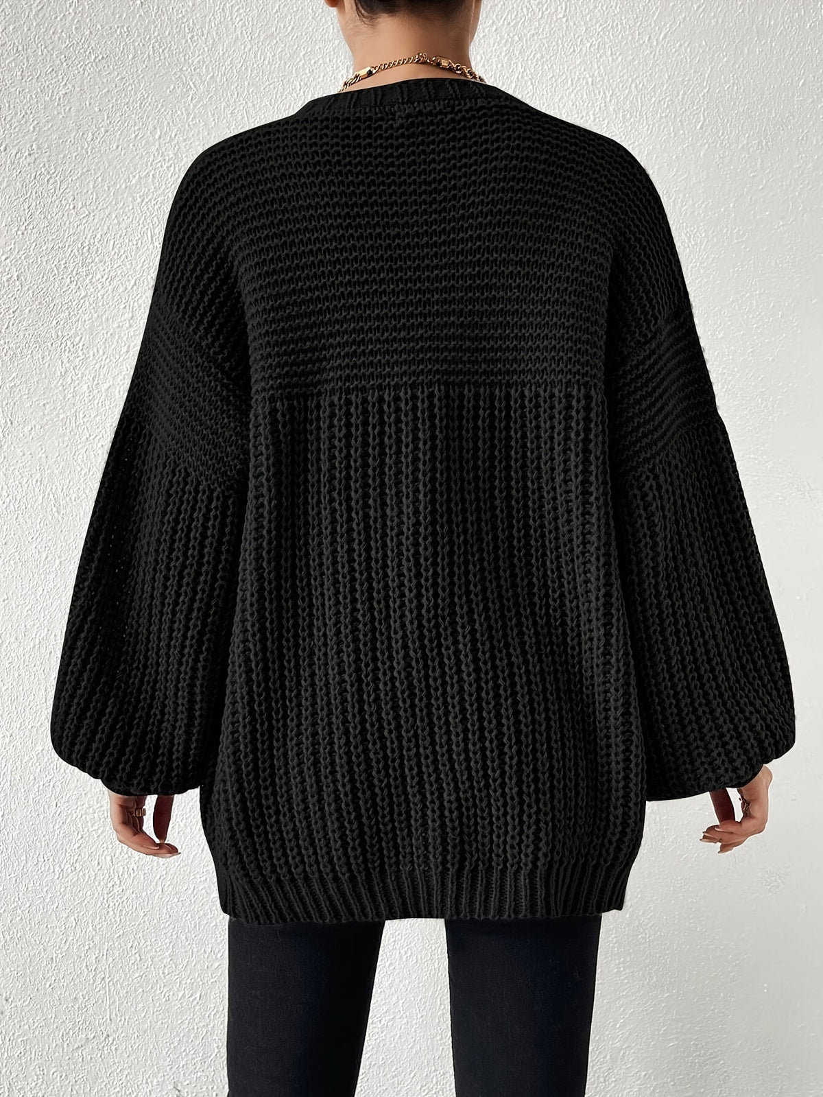 Chunky-Knit Cardigan | Relaxed Fit – Casual Wear, Layering