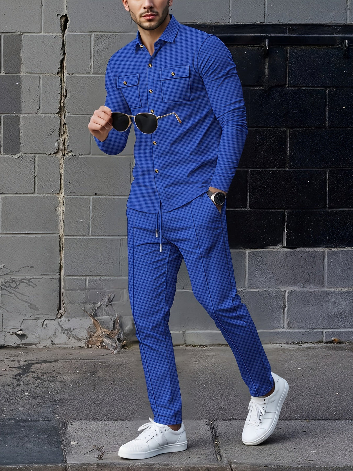Completo casual a due pezzi – Abbigliamento quotidiano, stile rilassato