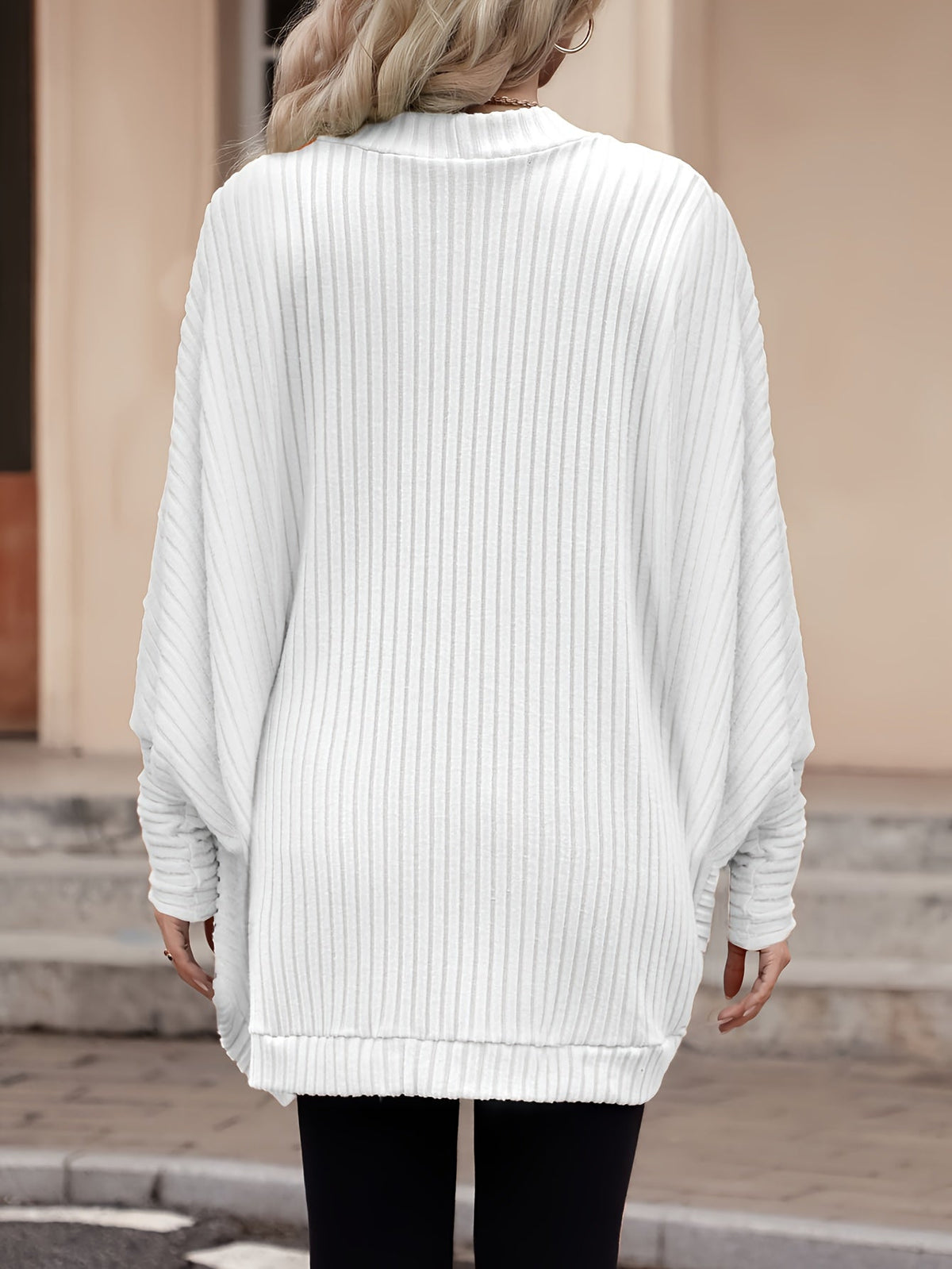 Cardigan aperto relaxed – Abbigliamento casual, a strati