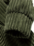 Felpa con cappuccio a coste – Abbigliamento casual, comfort quotidiano