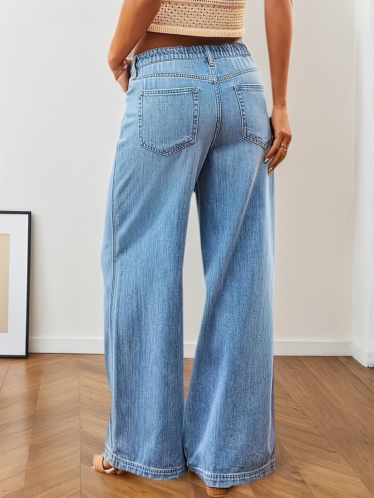 Pantaloni a gamba larga rilassati – Abbigliamento casual, comfort quotidiano