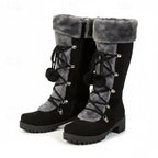 Cozy Lace-Up Winter Boots for Women | Insulated Warmth and Comfort - Satinni
