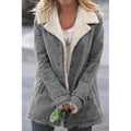 Cozy Sherpa-Lined Coat for Women | Warm Winter Outerwear Jacket - Satinni