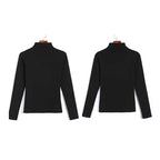 Cozy Turtleneck Top in Soft Fabric for Casual Wear and Layering - Satinni