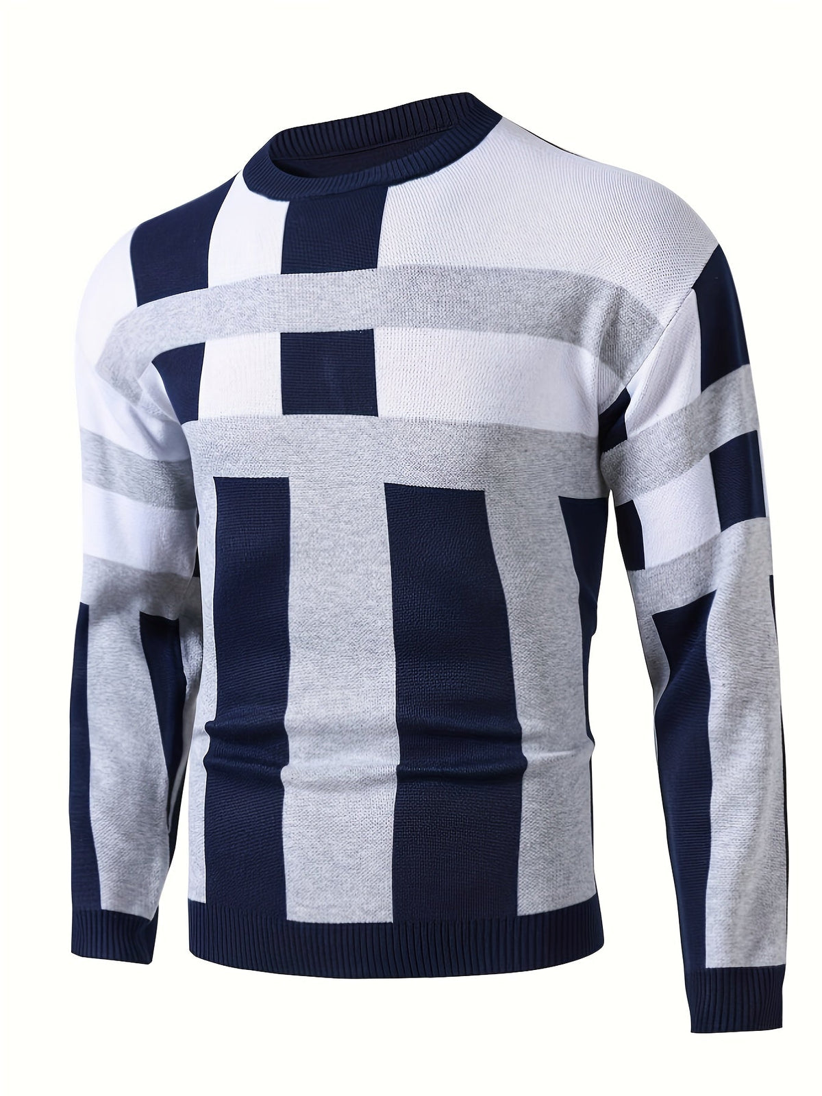Maglione Modern Colorblock – Abbigliamento casual, stratificazione elegante
