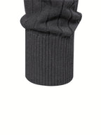 Maglione a collo alto con mezza zip – Abbigliamento casual, stile da ufficio