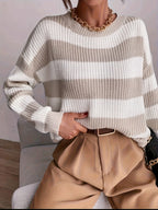 Maglione a righe relaxed – Abbigliamento casual, comfort quotidiano