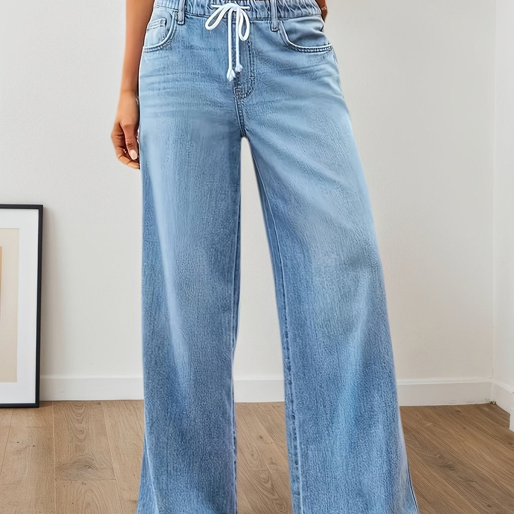 Pantaloni a gamba larga rilassati – Abbigliamento casual, comfort quotidiano