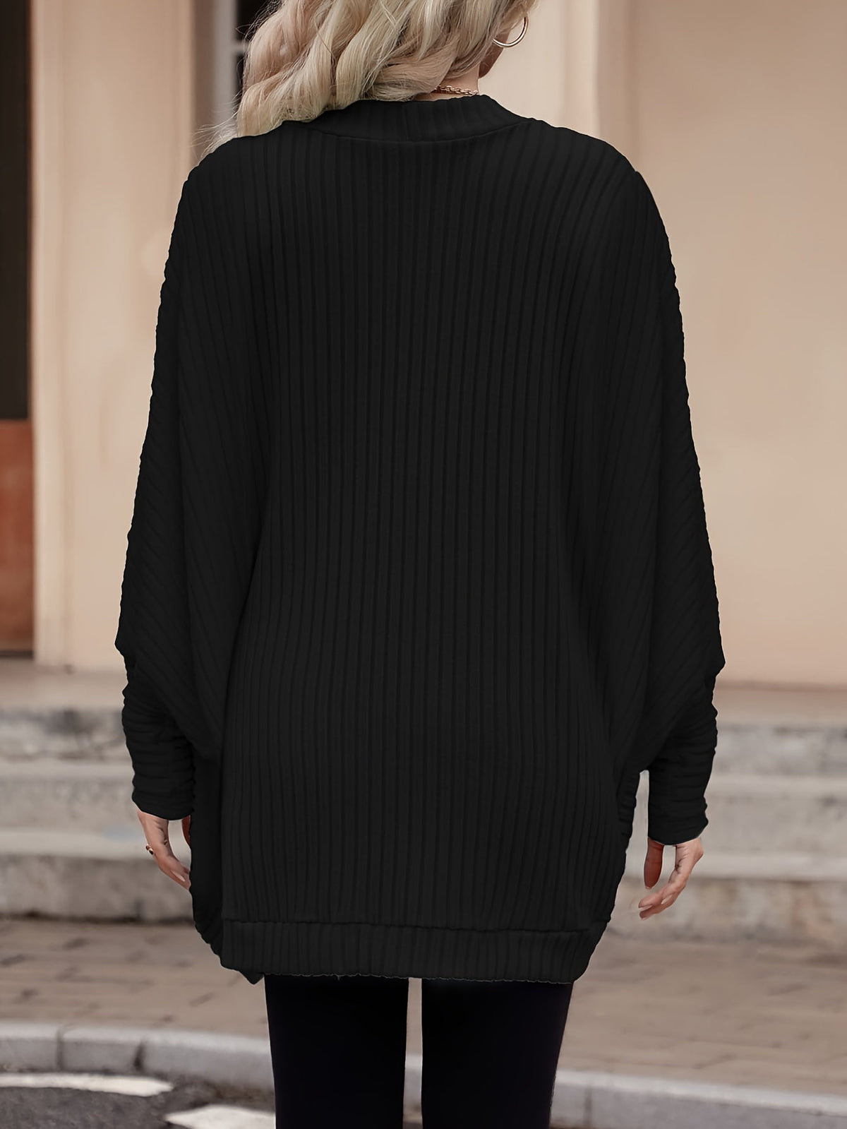 Cardigan aperto relaxed – Abbigliamento casual, a strati