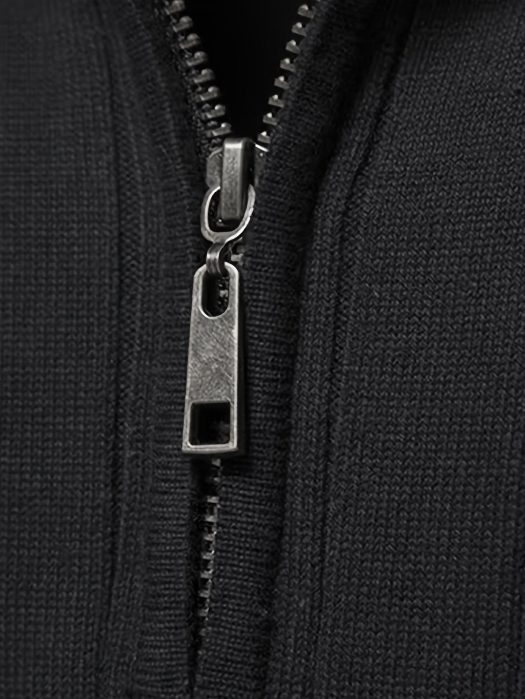 Maglione a collo alto con mezza zip – Abbigliamento casual, stile da ufficio