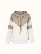 Felpa con cappuccio color-block – Abbigliamento casual, comfort quotidiano