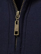 Maglione a collo alto con mezza zip – Abbigliamento casual, stile da ufficio